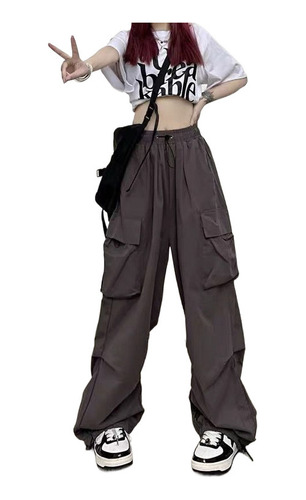 Pantalones De Chándal Harajuku Baggy Cargo Para Mujer