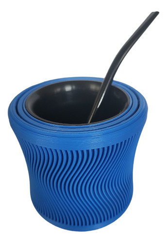 Mate Giroscopio Giromate 3d Antivuelco Giroscopico Azul