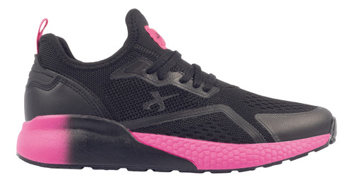 Zapatillas Jaguar 9323 color negro/fucsia - adulto 35 AR