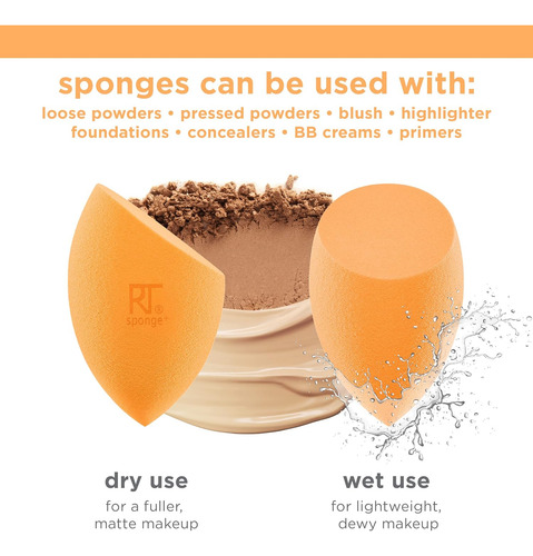 Real Techniques Ultimate Makeup Sponge Blending And Setti...