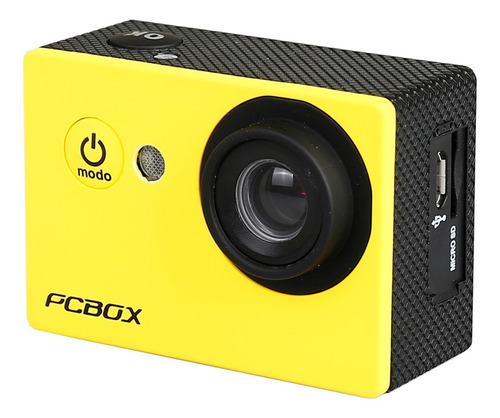 Imagen 1 de 3 de Cámara de video Pcbox Junior Full HD PCB-C720K amarilla