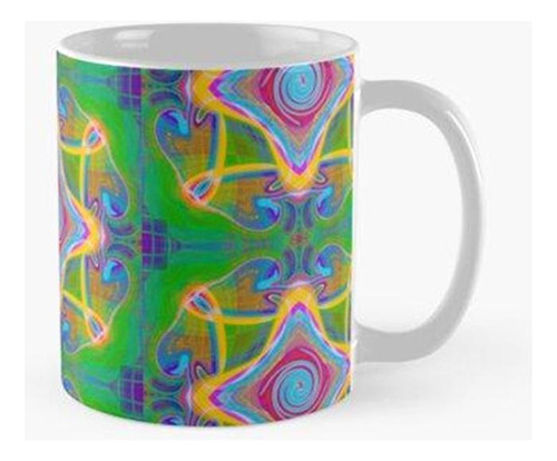 Taza Mandala Prismática Calidad Premium