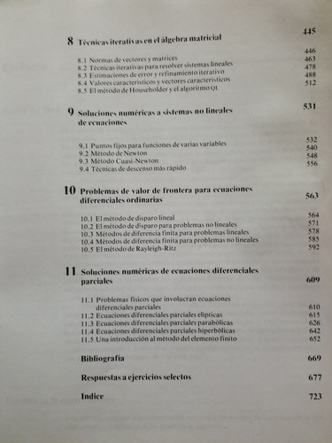 A4 Análisis Numérico, Richard L. Burden (Usado)