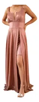Comprar Vestido Maxi Rue De La Paix 1970 Mujer Rosa Sin Manga