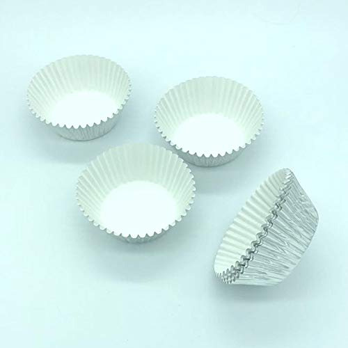 Elegantes Moldes De Aluminio Plateado Para Magdalenas Estánd