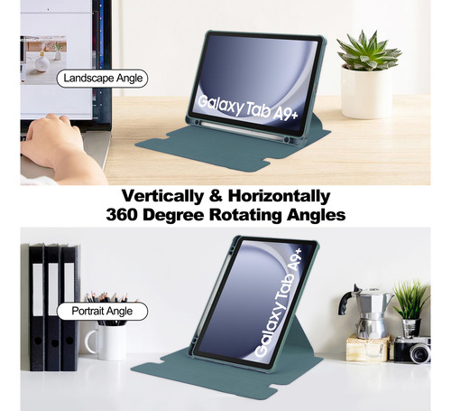 Funda Con Teclado Inalámbrico Para Samsung Galaxy Tab A9