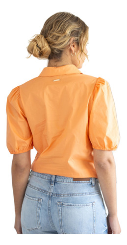 Blusa Bimba Con Manga Corta Abullonada