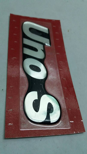 Imagen 3 de 10 de Emblema Logo Calcomania Fiat Uno S
