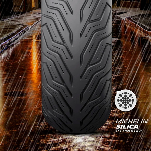 Imagen 8 de 10 de Caucho Para Moto Michelin 90/80-16 51s City Grip 2 Tl