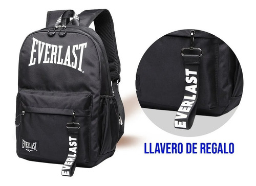 Mochila Everlast 100% Original Antirrobo Urbana Gym Unisex