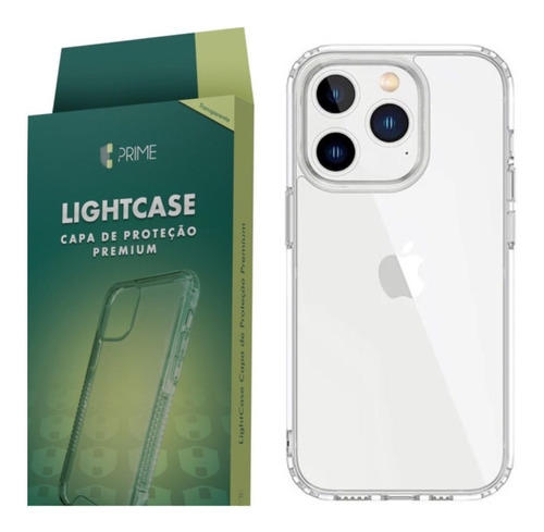 Capa Hprime Ligthcase Apple iPhone 14 Pro Tela 6.1 Cor Transparente