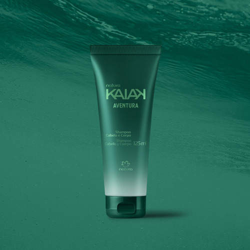 Shampoo Masculino Cabelo E Corpo Natura Kaiak Aventura 125ml