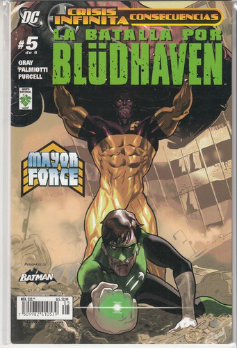 Dc Comics Crisis Infinita Consecuencia Batalla Por Blüdhaven (Usado)
