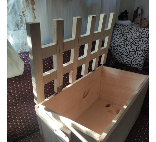 Juguetero Baúl Madera Rustico Mod. 2 (Usado)