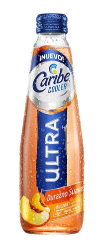 Pack De 6 Licor Caribe Cooler Ultra Durazno 300 Ml