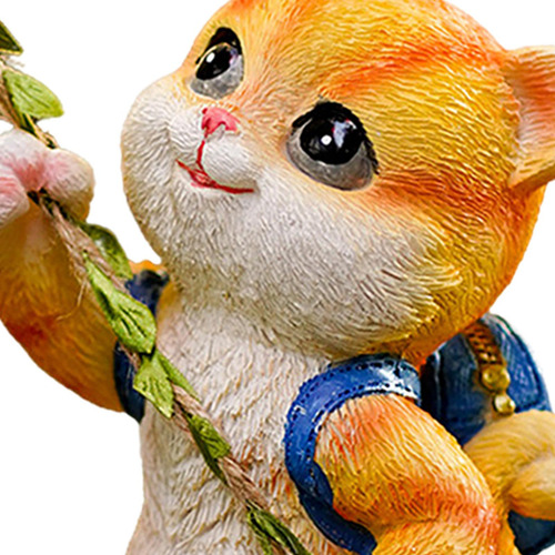 Estatua De Gato De Jardín, Decoración Colgante Para