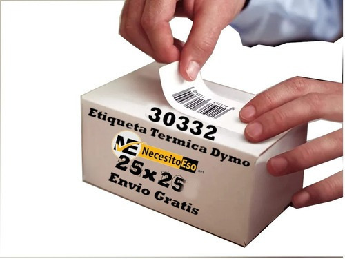 Dymo Etiquetas Térmicas 25x25mm 750unid Blanco Rollo