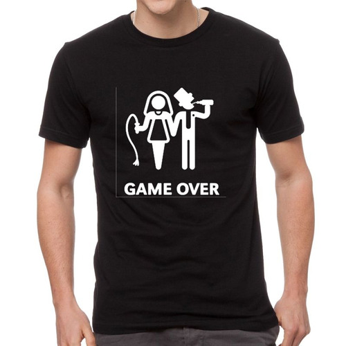 Remera De Hombre Despedida Soltero Game Over Fiesta M51