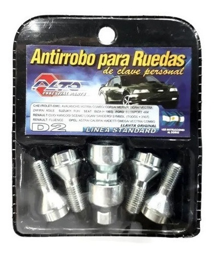 Juego Tuerca Antirrobo Renault Clio 2 4p