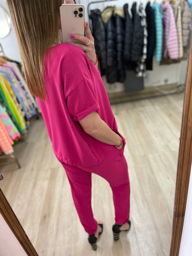 Conjunto Pantalon + Remera Colores The Big Shop