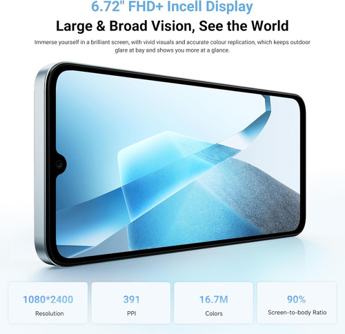 Smartphone Fossibot S2 6.72 5000 Mah Nfc Android 4g