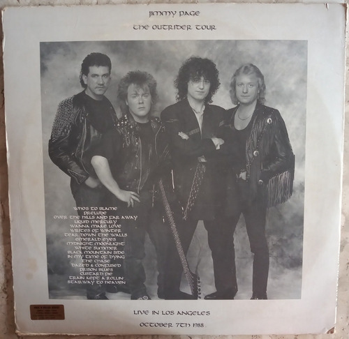 Disco Jimmy Page (led Zeppelin) - The Return- Duplo- Bootleg (Usado)