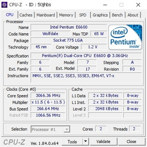 Kit Placa Mãe Asus P5gc-mx/1333 + Dual Core 3.06 + Ddr2 3gb