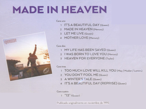 Made In Heaven - Queen - The Vinyl Collection - 2 Discos