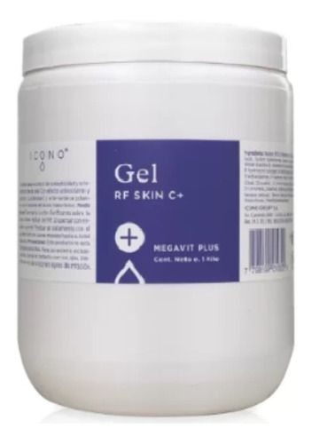 Gel Rf Skin C Icono Megavit Plus Reafirmante Antioxidante 