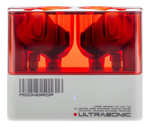 Fone De Ouvido Moondrop Ultrasonic Tws Anc Hybrido In Ear Branco