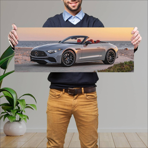 Cuadro 30x80cm Auto 2024 Mercedes Amg Sl 43 Us 1 791