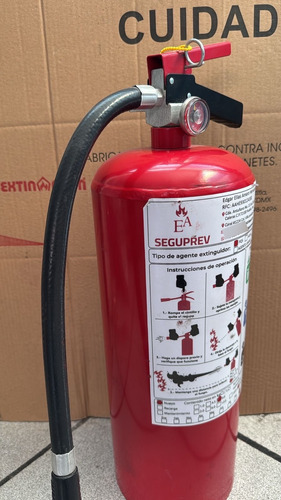 Extintor Certificado 9kg Pqs Fuego Tipo A B C