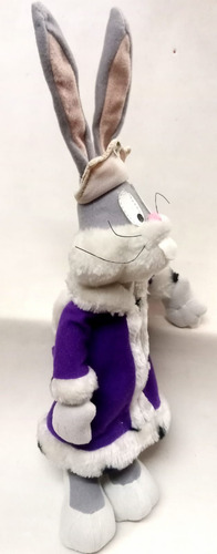 Peluche Rey Bugs Bunny Retro Gris Claro (Usado)