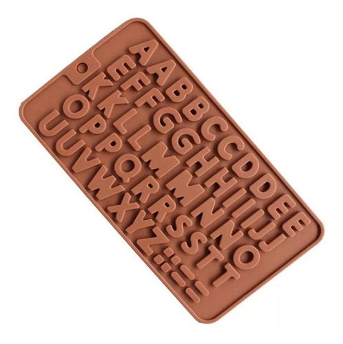 Molde De Silicona Para Chocolate, Diseño Letras !