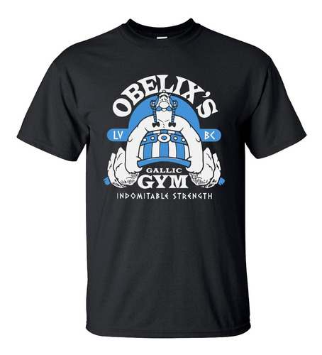 Playera Gym Astérix Y Obélix El Galo Francia Ejercicio M2125