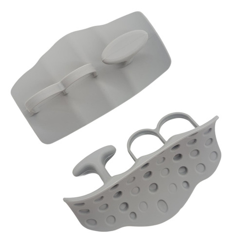 2 Piezas Guiones De Gimnasia Para Guantes De Gris