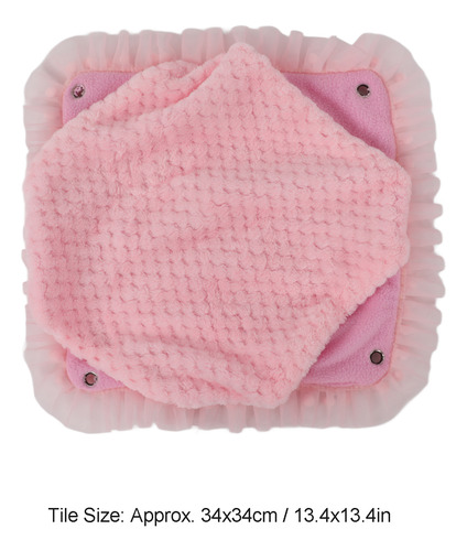 Hamaca Con Doble Capa De Felpa Para Mascotas Pequeñas, Para