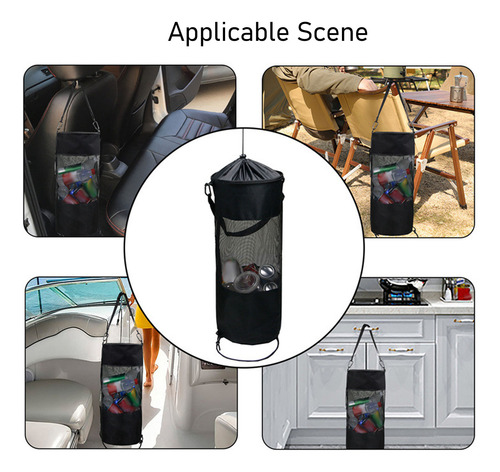 Bolsa De Basura De Malla Lavable, De Gran Capacidad, Ligera