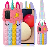 Comprar Funda Para Samsung Galaxy A02s - Unicornio Pop It