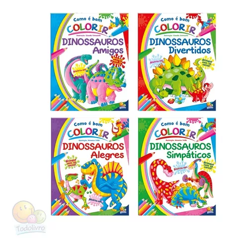 Dinossauros para Colorir: Uma Jornada Criativa para Crianças - Ge