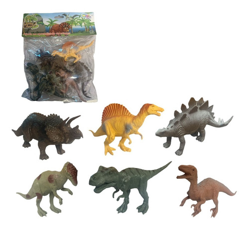 Miniaturas Animal Dinossauro Rex Brinquedo Infantil Coleção