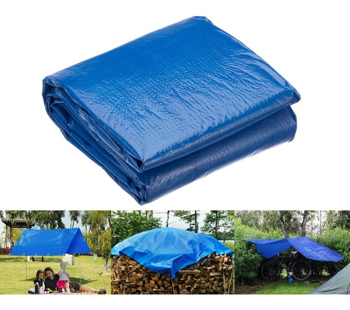 Lona Cobertor Carpa Toldo Multiusos Impermeable 6 X 6 Metros