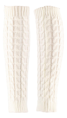 Calentadores De Piernas De Punto Para Mujer, Calcetines Sin