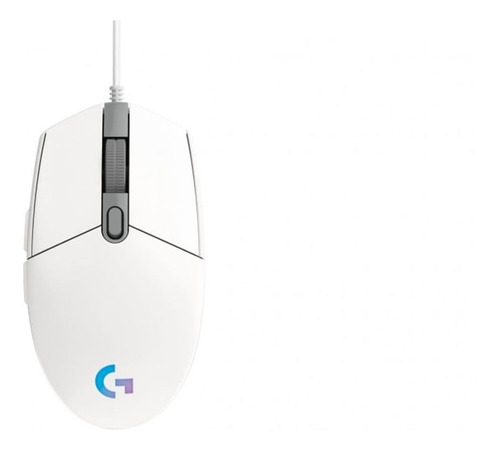 Mouse Gaming Logitech G203 Blanco /cable/rgb/ 910-005791