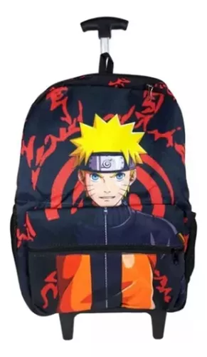 Mochila Meninos Naruto Uzumaki Shippuden Desenho Costas G Cor Preto Desenho  Do Tecido Naruto Desenho