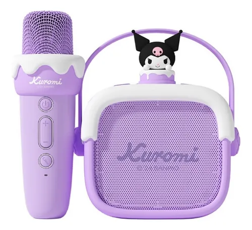 Micrófono Karaoke Bluetooth Portátil Parlante Niños Con Luce