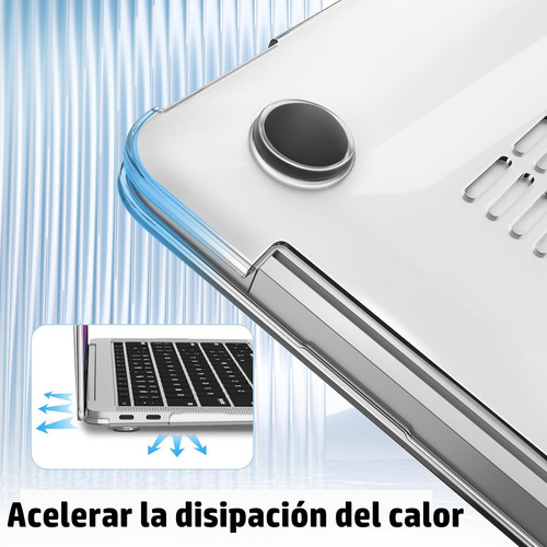 Funda Para Macbook Air 13.3'' A1932/a2179/a2337 Transparente