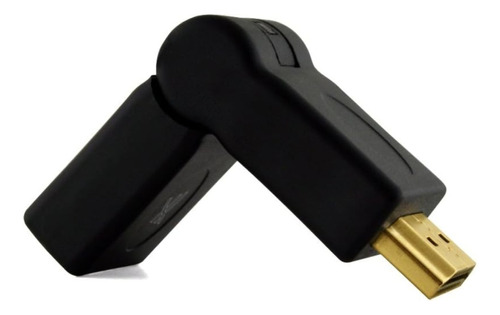 Adaptador Hdmi Macho A Hdmi Hembra 1080p Codo Ajustable