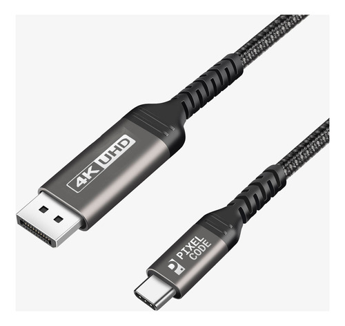 Adaptador Usb C A Displayport 4k 2k 1080p 2 Metros Premium