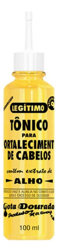 Kit Shampoo+condicionador+tônico Alho Gota Dourada